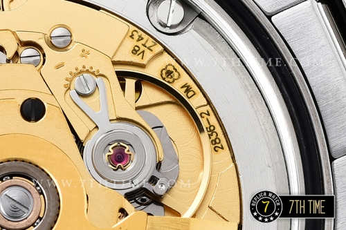 DayDate 228206 SS/SS Diamonds Crested Bezel Silver White Dial with Baugette Diamond Markers Swiss 2836