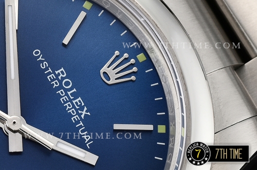 Oyster Perpetual 39mm 114300 Blue Dial with Stick Markers Asia 3132