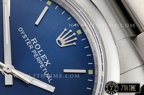 Oyster Perpetual 39mm 114300 Blue Dial with Stick Markers 904L Asia 3132