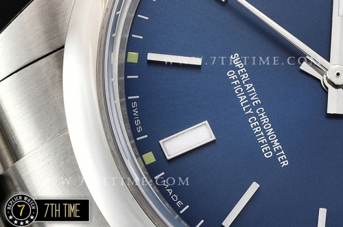 Oyster Perpetual 39mm 114300 Blue Dial with Stick Markers 904L Asia 3132
