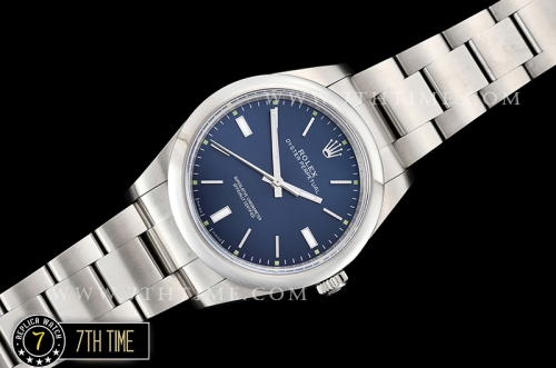 Oyster Perpetual 39mm 114300 Blue Dial with Stick Markers 904L Asia 3132