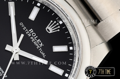 Oyster Perpetual 39mm 114300 Black Dial with Stick Markers 904L Asia 3132
