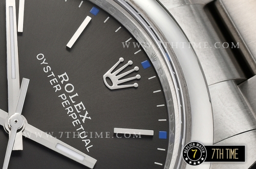 Oyster Perpetual 39mm 114300 Grey Dial with Stick Markers 904L Asia 3132
