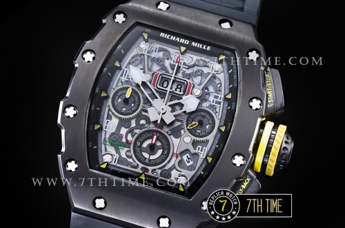 Richard Mille RM011-03 New Gen Flyback PVD/VRU Black A7750 Mod