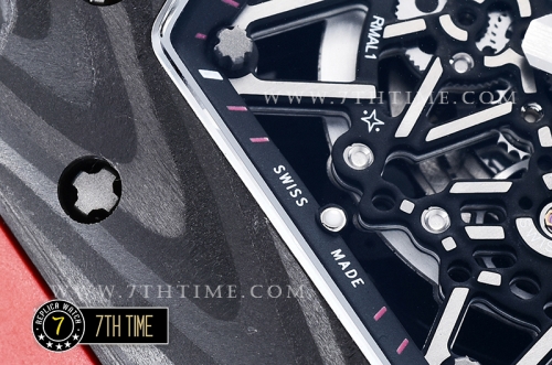 Richard Mille RM035-02 Rafael Nadal Black FC/VRU Miyota Mod Red Strap