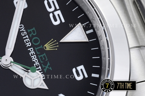 Basel 2016 AirKing Ref.116900 40mm SS/SS Asia 3131Black Dial with Large Numerals