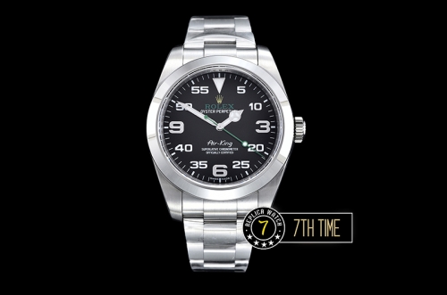 Basel 2016 AirKing Ref.116900 40mm SS/SS Asia 3131Black Dial with Large Numerals