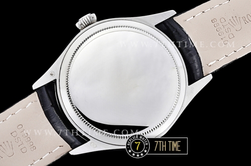 Cellini Date 39mm White Guilloche Dial with Stick Markers Black Croc Print Calf Leather Strap