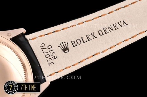 Cellini 50535 Moonphase 18K Rose Gold Thick Plated on SS Steel 316F White Dial with Numeral Markers Black Embossed Croc Print Calf Leather Strap