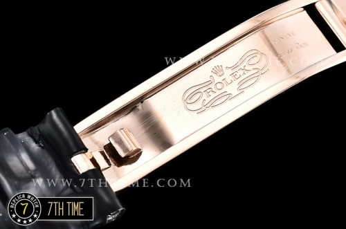 Cellini 50535 Moonphase 18K Rose Gold Thick Plated on SS Steel 316F White Dial with Numeral Markers Black Embossed Croc Print Calf Leather Strap