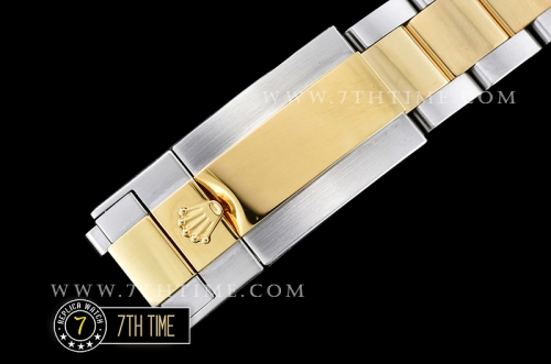 Daytona Two Tone YG/SS Gold Dial Gold Stick A7750