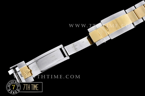 Daytona Two Tone YG/SS Gold Dial Gold Stick A7750