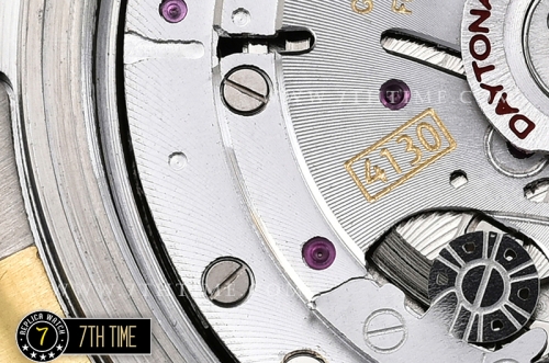 Daytona Two Tone YG/SS Gold Dial Gold Stick A7750