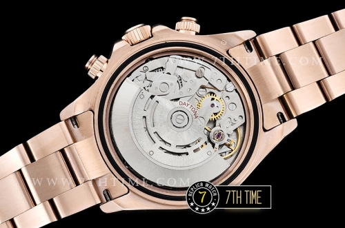Daytona RG Diamond Baugette RG/RG Rose Gold Dial A7750