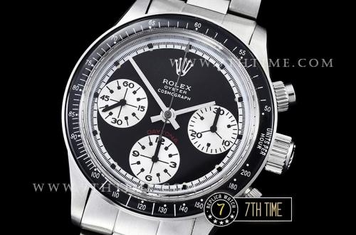 Daytona Ref.6263 Paul Newman SS/SS Black/White Dial A7750