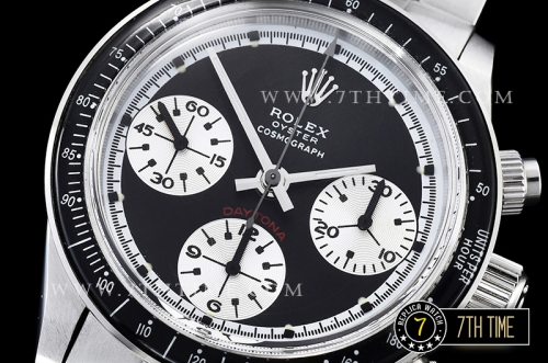 Daytona Ref.6263 Paul Newman SS/SS Black/White Dial A7750