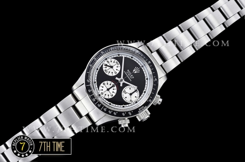 Daytona Ref.6263 Paul Newman SS/SS Black/White Dial A7750
