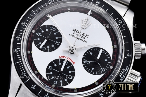 Daytona Ref.6263 Paul Newman SS/SS White/Red Dial A7750