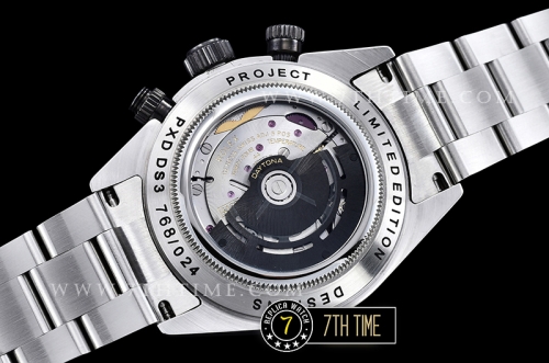 Daytona Project X PXD DS3 SS/SS Black Dial A7750 Mod