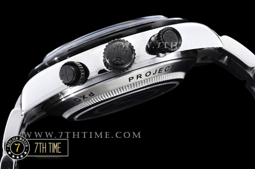Daytona Project X PXD DS3 SS/SS Black Dial A7750 Mod