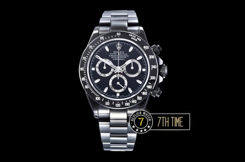 Daytona Project X PXD DS3 PVD Black Dial A7750 Mod