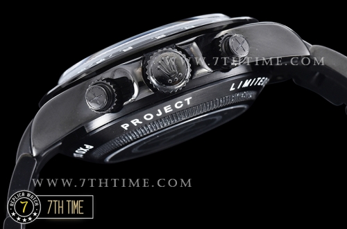 Daytona Project X PXD DS3 PVD Black Dial A7750 Mod