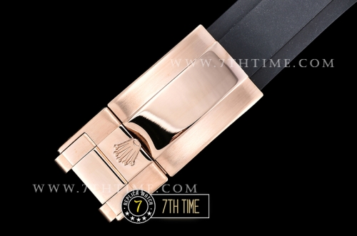 Daytona Ceramic Bezel RG/RU Rose Gold Dial Baguette Diamond Ultimate A7750 Mod