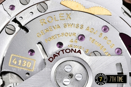 Daytona Ceramic Bezel RG/RU Brown Numeral Dial Ultimate A7750 Mod