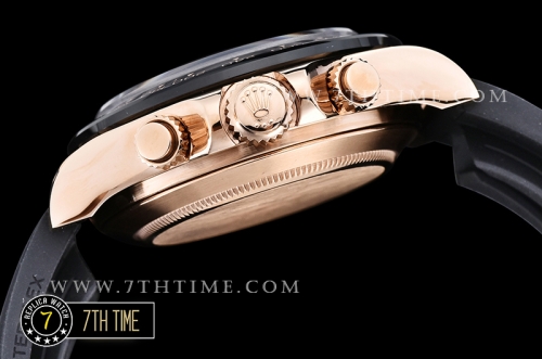 Daytona Ceramic Bezel RG/RU Brown Numeral Dial Ultimate A7750 Mod