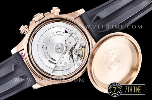Daytona Ceramic Bezel RG/RU Black Stick Dial Ultimate A7750 Mod