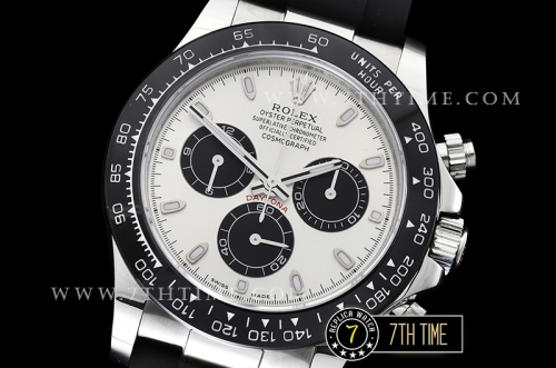 Daytona Ceramic Bezel SS/RU Grey Stick Dial Ultimate A7750 Mod4130