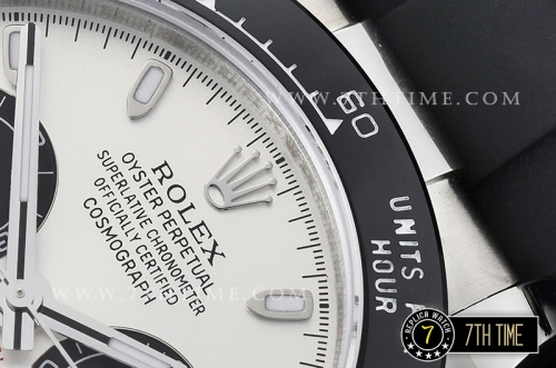 Daytona Ceramic Bezel SS/RU Grey Stick Dial Ultimate A7750 Mod4130