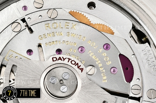 Daytona Ceramic Bezel SS/RU Grey Stick Dial Ultimate A7750 Mod4130