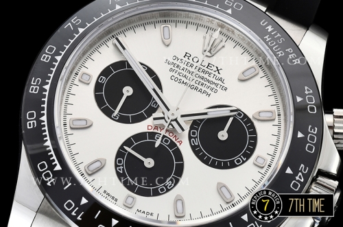 Daytona Ceramic Bezel SS/RU Grey Stick Dial Ultimate A7750 Mod4130