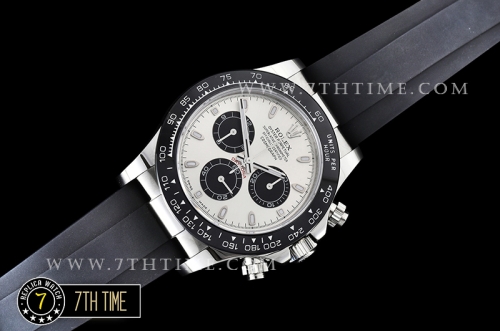 Daytona Ceramic Bezel SS/RU Grey Stick Dial Ultimate A7750 Mod4130