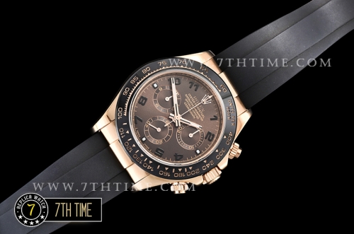 Daytona Ceramic Bezel RG/RU Brown Numeral Dial Ultimate A7750