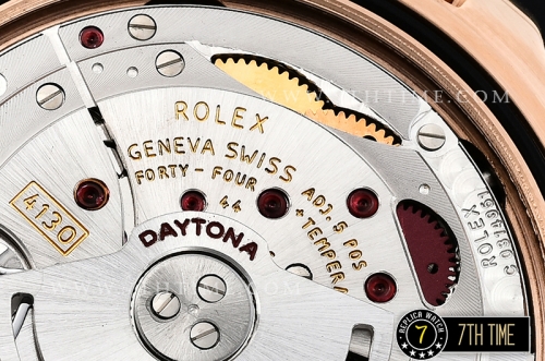 Daytona 116515 RG/RU Brown Numeral Dial Asia 4130 Mod