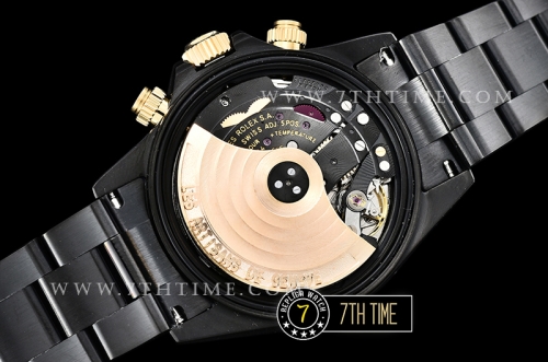Daytona Kravitz LK01 DLC/DLC Black/Gold Dial A7750