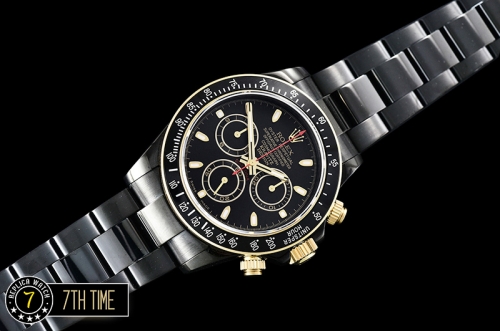 Daytona Kravitz LK01 DLC/DLC Black/Gold Dial A7750