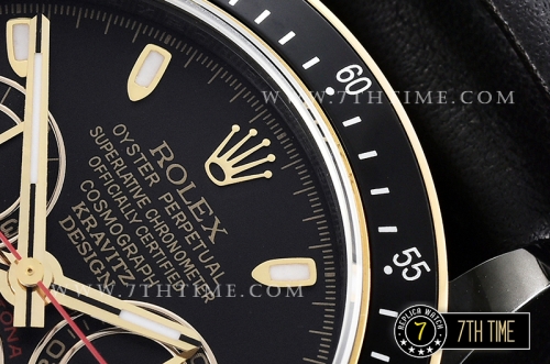 Daytona Kravitz LK01 DLC/LE Black/Gold Dial A7750