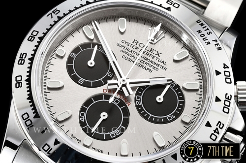 Daytona 116509 SS/SS Grey/Black Sticks Dial A4130 Mod
