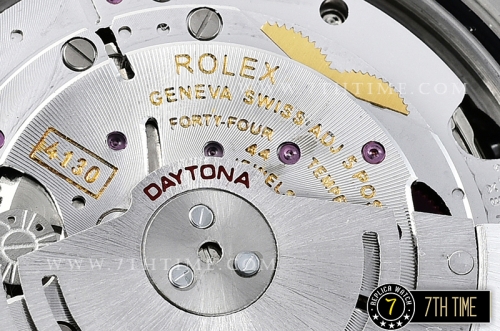 Daytona 116519LN SS/SS Grey/Black Sticks Dial A4130 Mod