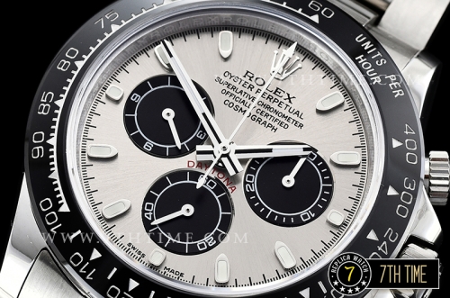 Daytona 116519LN SS/SS Grey/Black Sticks Dial A4130 Mod