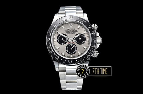 Daytona 116519LN SS/SS Grey/Black Sticks Dial A4130 Mod