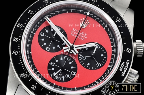 Daytona Ref.6263 SS/SS Red Paul Newman Bamford Dial A7750