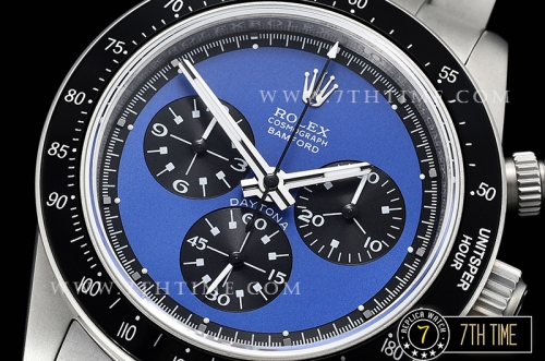 Daytona Ref.6263 SS/SS Blue Paul Newman Bamford Dial A7750