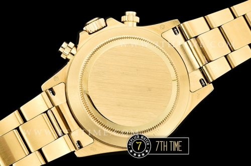 Daytona 116508 YG/YG Black/Stick Dial A7750 4130 Mod