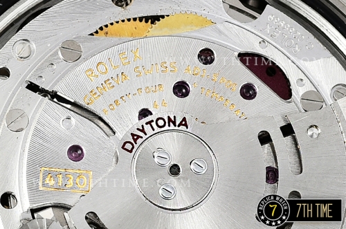 Daytona 116508 YG/SS Black/Stick Dial A7750 4130 Mod