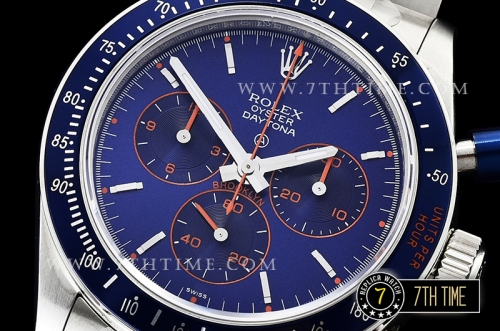 Daytona Cool Hand Brooklyn SS/SS Blue Dial A7750 4130 Mod