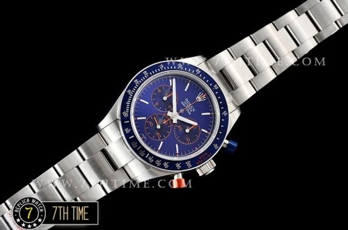 Daytona Cool Hand Brooklyn SS/SS Blue Dial A7750 4130 Mod